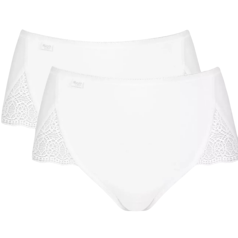 2-Pack Sloggi Pure Sense Luxe-Maxi-Wit