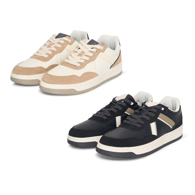 Gaastra Herensneaker Hakuna in zand en marineblauw.