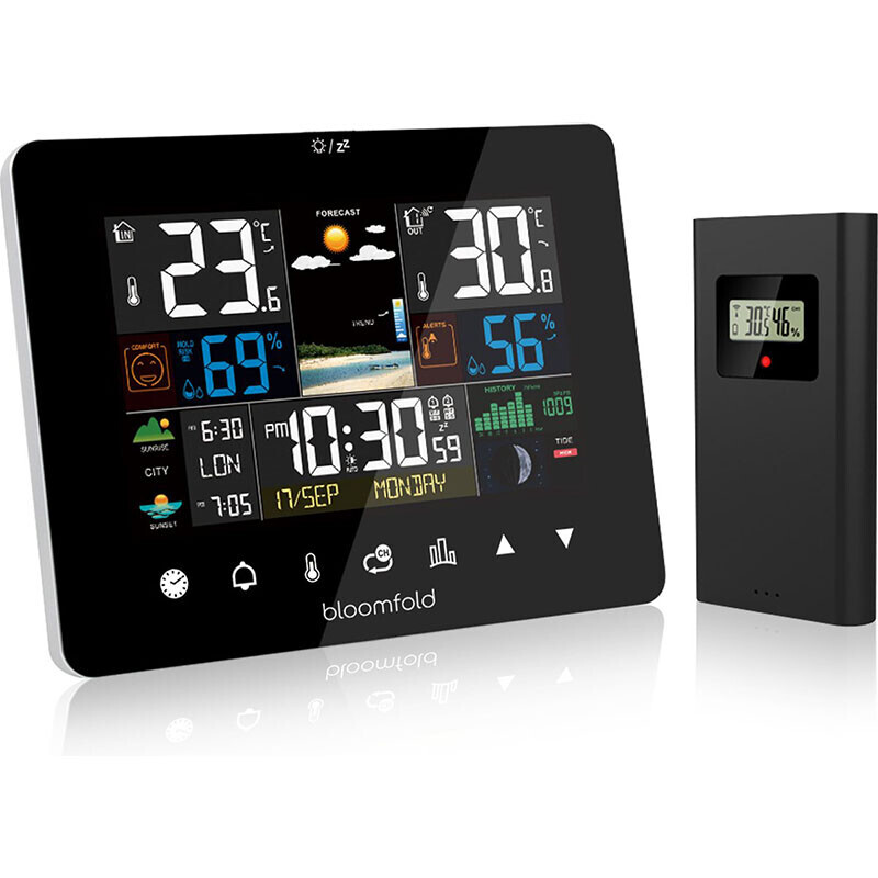 Het Bloomfold AirWatch Weerstation met Buitensensor