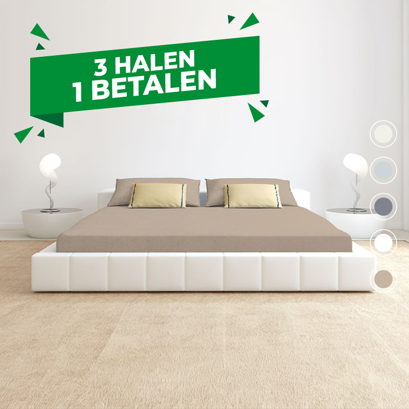 Vitality Pur Jersey Stretch Katoenen Hoeslaken met alle kleuren en actiesticker