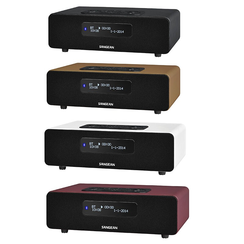 Sangean DDR-36 DAB/FM compact muzieksysteem verkrijgbaar in vier stijlvolle kleuren