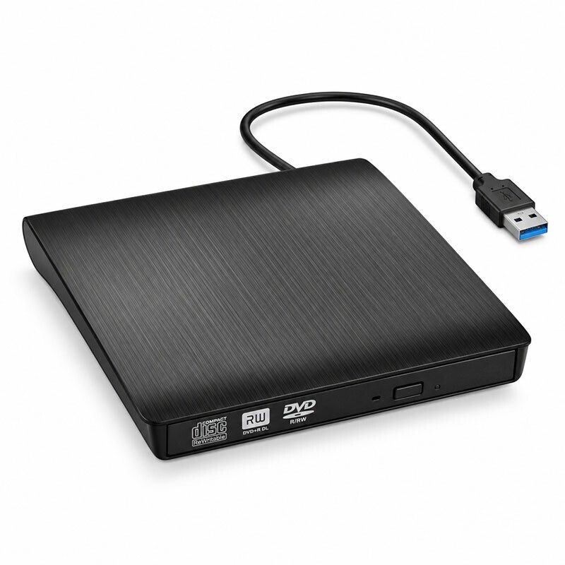 De Plug & Play Externe CD/DVD Speler- en Brander