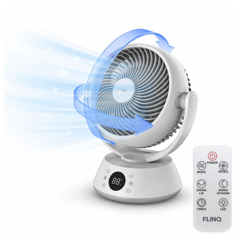 FlinQ AirGlobe Tafelventilator productafbeelding
