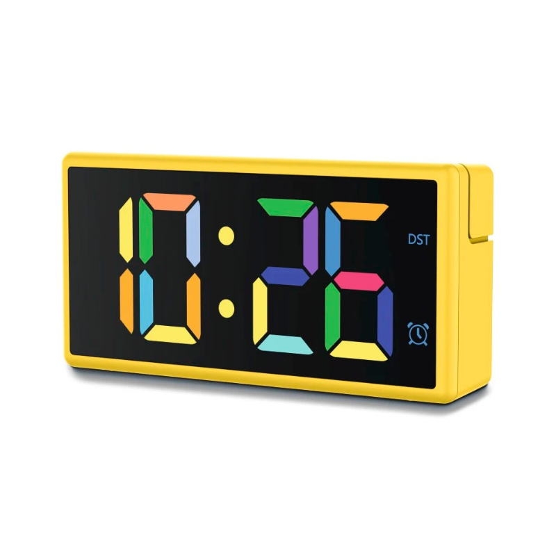 Hama Ibiza Wekker in het geel met multicolor scherm