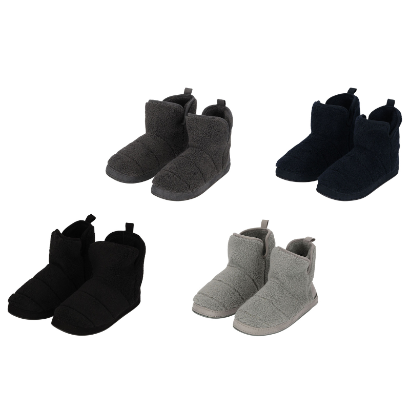 De Tedde Hoge Wollen Heren Pantoffels zijn verkrijgbaar in 4 verschillende kleuren. 