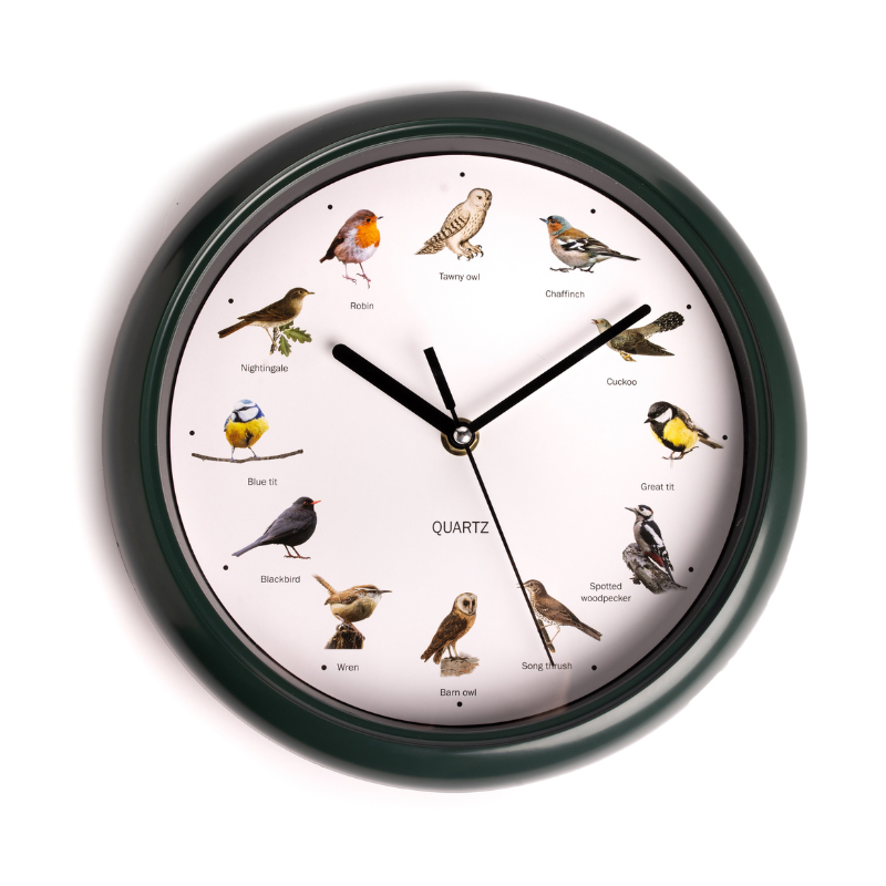 De Nexxt Klok met Vogelgeluiden.