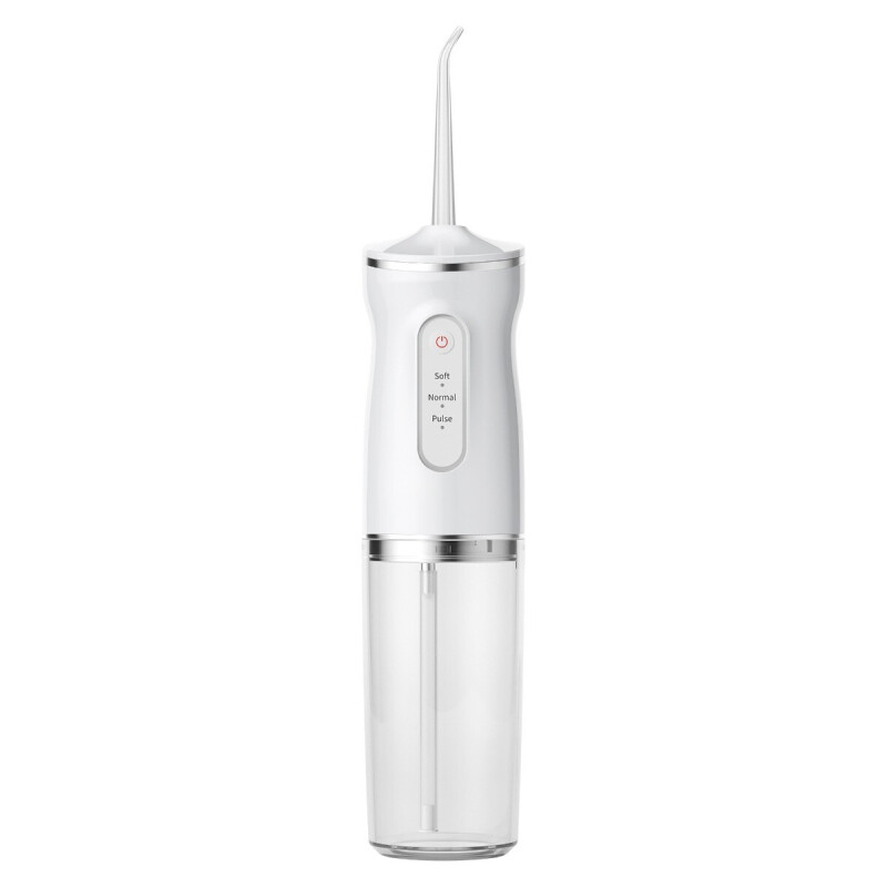 De NEXXT waterflosser met transparante watertank en meerdere standen voor persoonlijke mondhygiëne.