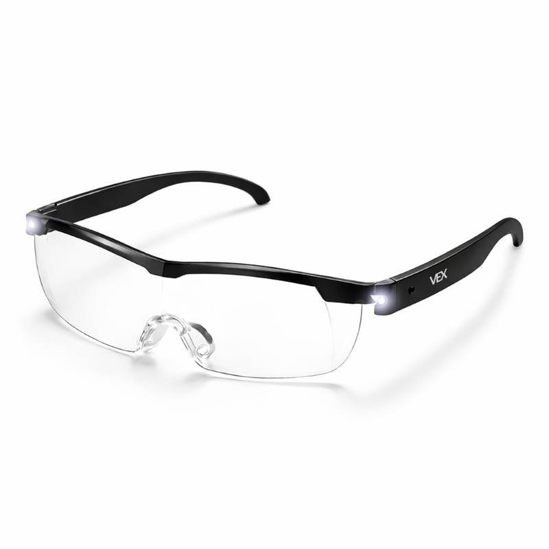 De VEX Vergrootglasbril met LED Verlichting