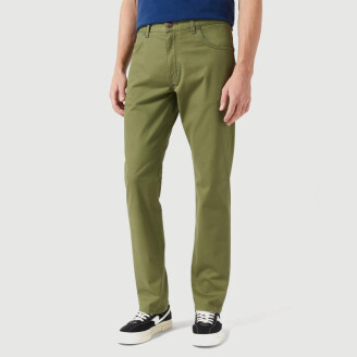 Wrangler - heren spijkerbroek Greensboro - Olive - Regular Fit