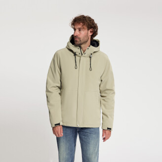 Travelin' Nils Heren - Softshell Jas - Waterdicht - Lichtbruin