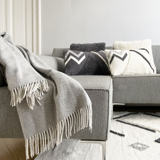 Malagoon Plaid van Gerecycled Wol