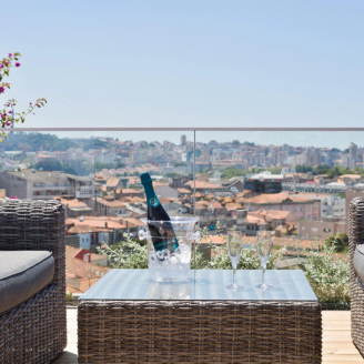 4*-stedentrip naar Porto met dakterras!