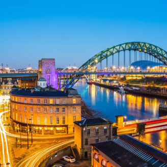 4- of 5-daagse trip Newcastle incl. overtocht