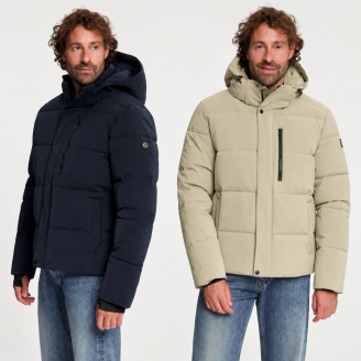 Travelin' Amot Heren - Puffer winterjas - Waterdicht - Navy
