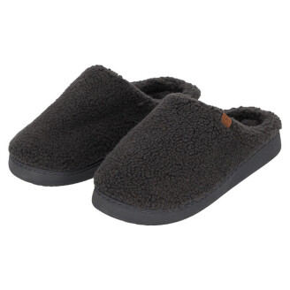 Teddy Wollen Heren Sloffen Antraciet 41/42