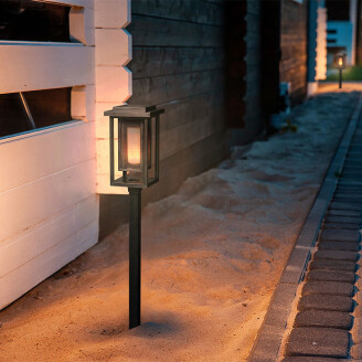 2-Pack Hyundai Lighting Luxe Solar Padverlichting Fakkel sfeerbeeld
