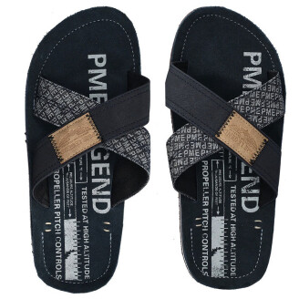 De PME Legend Sandalen Haig in marineblauw.