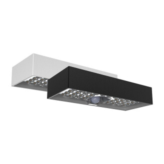 FlinQ Solar Brick Wandlamp in zwart en wit 