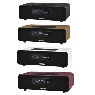 Sangean DDR-36 DAB/FM compact muzieksysteem verkrijgbaar in vier stijlvolle kleuren