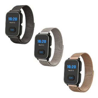 KUUS. S4 Alarmhorloge voor Senioren met Valdetectie en SOS Knop