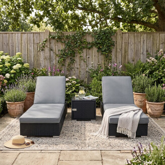Rotan Ligbed Set