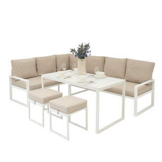 Aluminium Hoek Loungeset