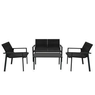 Rotan Terras Tuinset