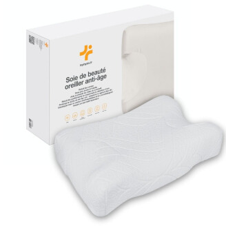 INPHYSIO Anti-aging nekkussen met cosmetische kussensloop “Soie de Beauté”