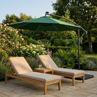 LED Zweefparasol 3m