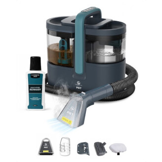 CleanWise Piet Vlekkenreiniger met Stoomfunctie + 2x Joop Reiniger – 1800W – 16 kPa – Tapijtreiniger – Voor Huisdieren