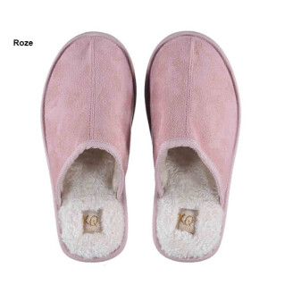 De Apollo Pantoffels in roze. 