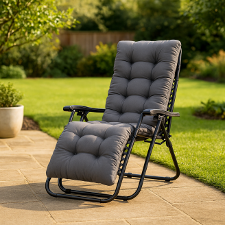 Feel Furniture Verstelbare Ligstoel met Kussen