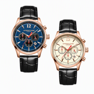 Anthony James Limited Edition Heren Horloge Classic Chronograph