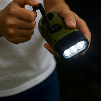 De 1 + 1 GRATIS! FlinQ Solar Survival Zaklampen.