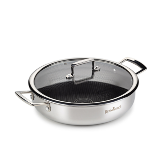 Rosmarino HEXAPRO Lage Braadpan met deksel 28cm