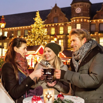 Geniet van de gezellige kerstsfeer in Düsseldorf incl. ontbijt, drankje & GRATIS parkeren