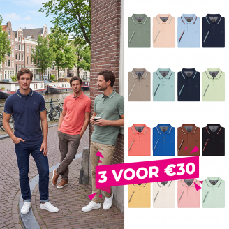 De Mario Russo Edward Polo is een stijlvolle polo welke verkrijgbaar is in verschillende kleuren en maten.