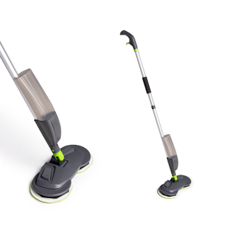 De Shine Roterende Mop Met Sprayer.