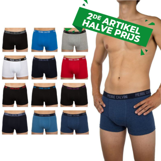 Het 12-Pack Pierre Calvini Boxershorts in de kleur classic.