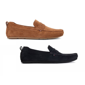 Tommy Hilfiger Instappers Suede Mocassins
