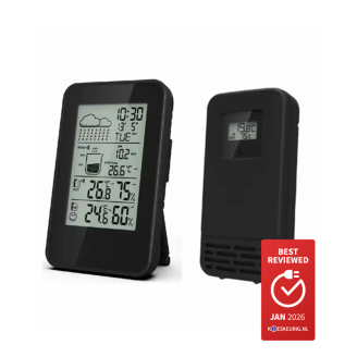 Denver WSR-560 Compact Weerstation met Buitensensor & Regenmeter