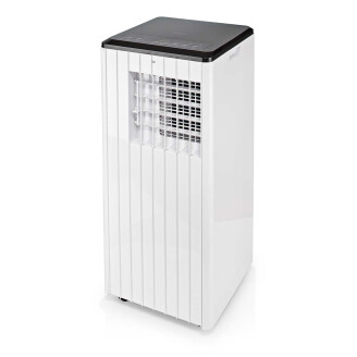 Nedis Smart Air Conditioner schuin bovenaanzicht met compact ontwerp en luchtuitlaat