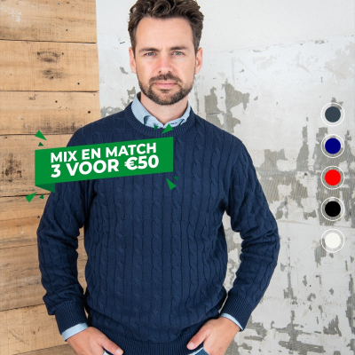 Cappuccino Cristiano Cable Sweater